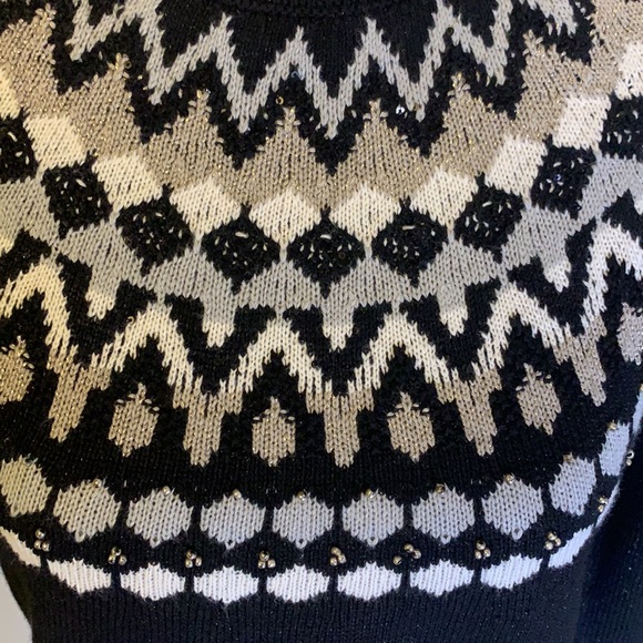 ❌SOLD❌Beaded Fair Isle Pullover | JJill - Picture 3 of 7